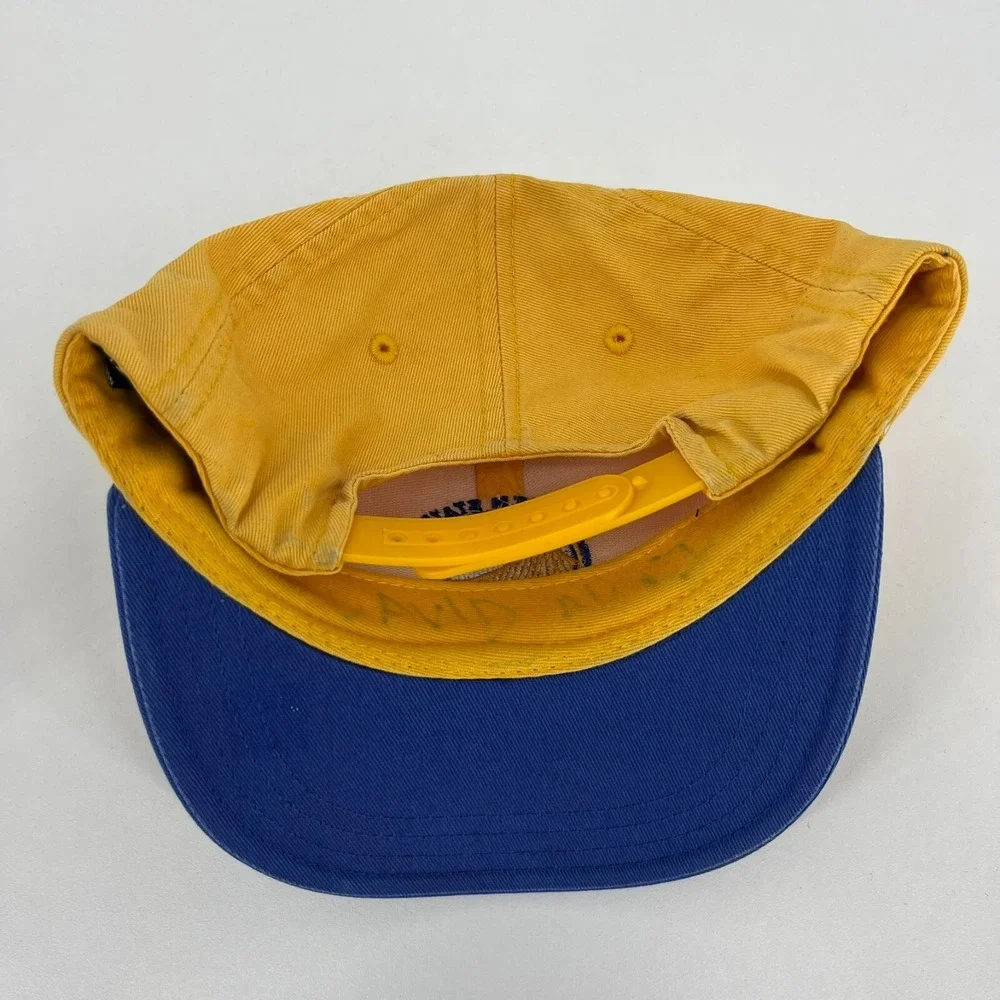 Adidas Golden State Warriors Kids Snapback Hat Yellow Blue NBA Basketball Cap
